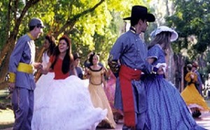Once a year, Americano celebrates its past with Southern belles and their Confederate beaux, Brazilian-style, of course.