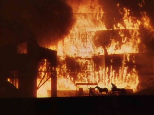 It was King Kong that got burned, not Atlanta.